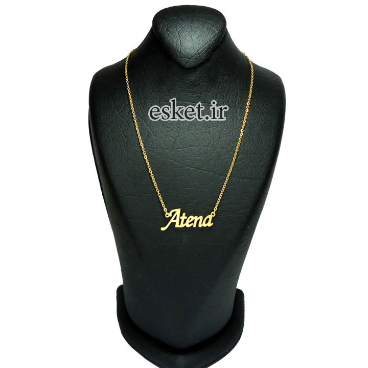 گردنبند نقره دخترانه طرح اسم آتنا کد A18090