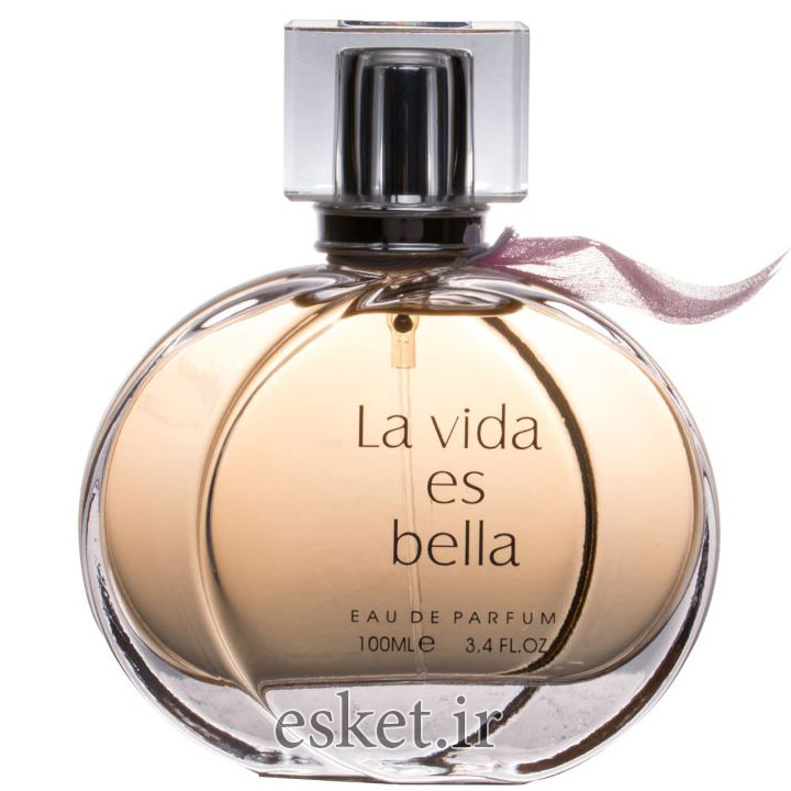 عطر زنانه خوشبو و ماندگار فراگرنس ورد مدل La Vida Es Bella حجم 100 میلی لیتر