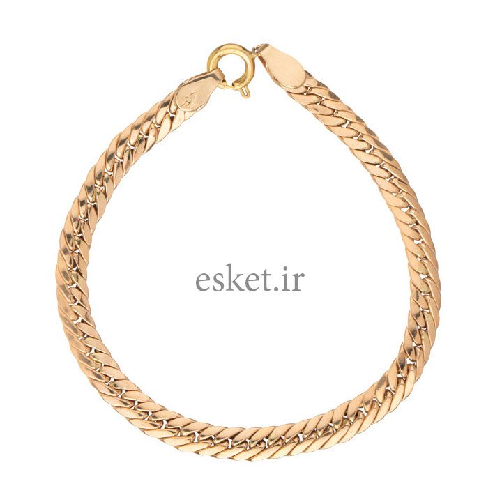 دستبند طلا زنانه زیبا 18 عیار زرمان مدل ZMB108