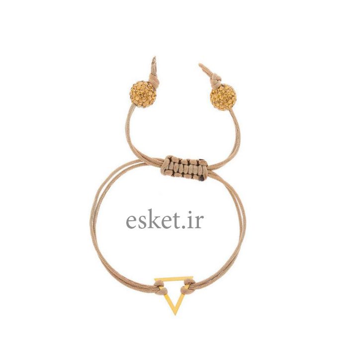 دستبند طلا زنانه زیبا 18عیار الن نار مدل EL93
