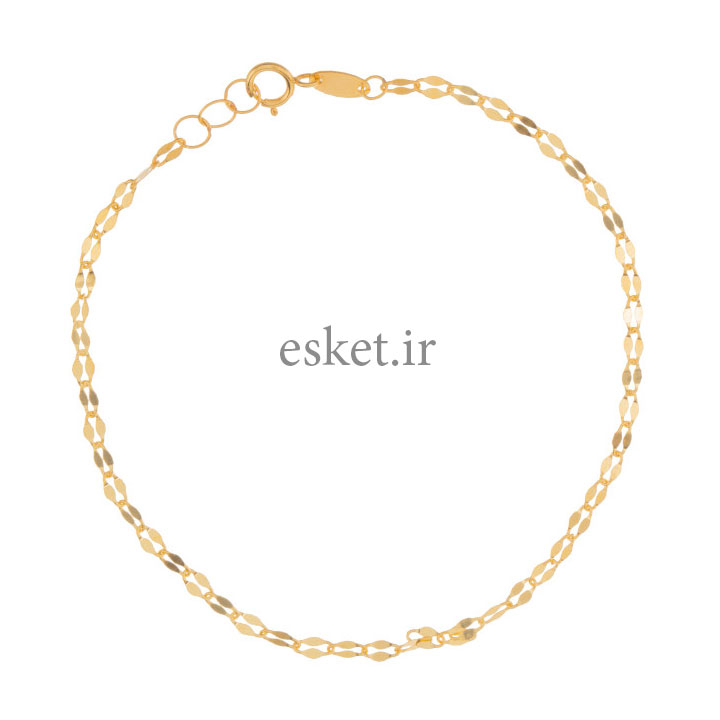 دستبند طلا 18 عیار زنانه مایا ماهک مدل MB0977 - دستبند طلا زنانه زیبا