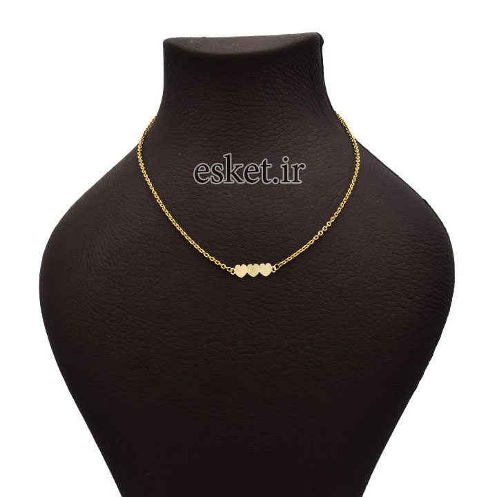 گردنبند طلا زنانه زیبا آرشا گالری طرح قلب کد 430A2489