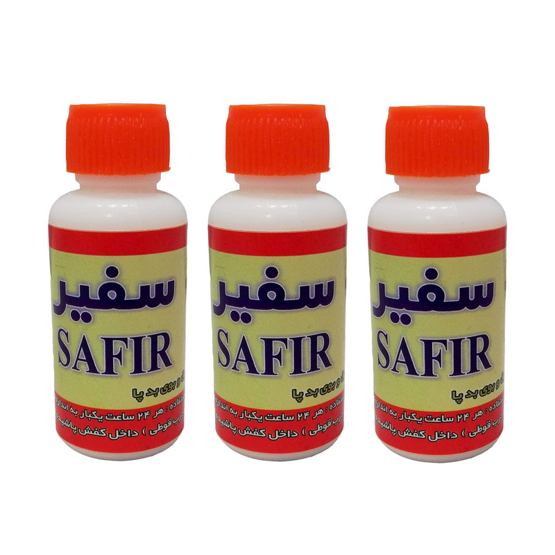 پودر بوگیر کفش سفیر (کد ۱۸۴۵۲) – بسته ۳ عددی
